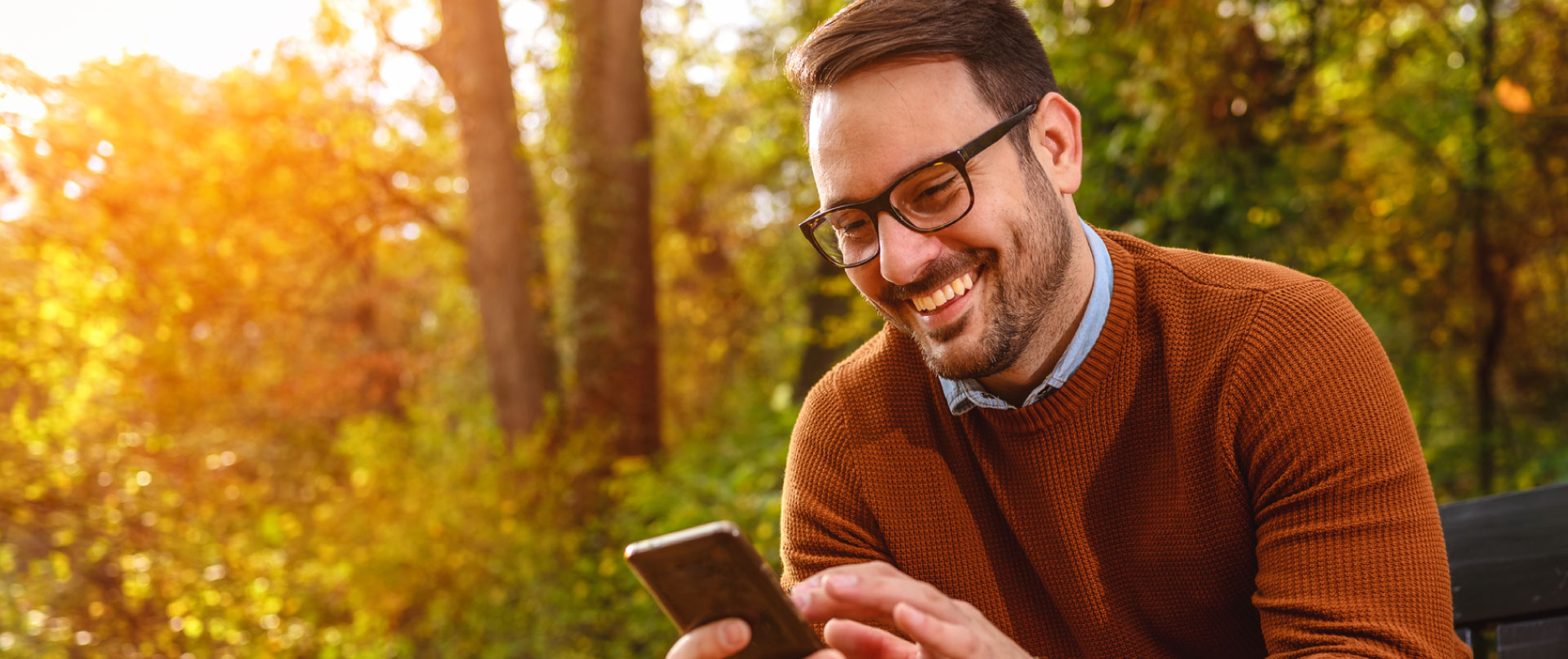 Man with cell phone